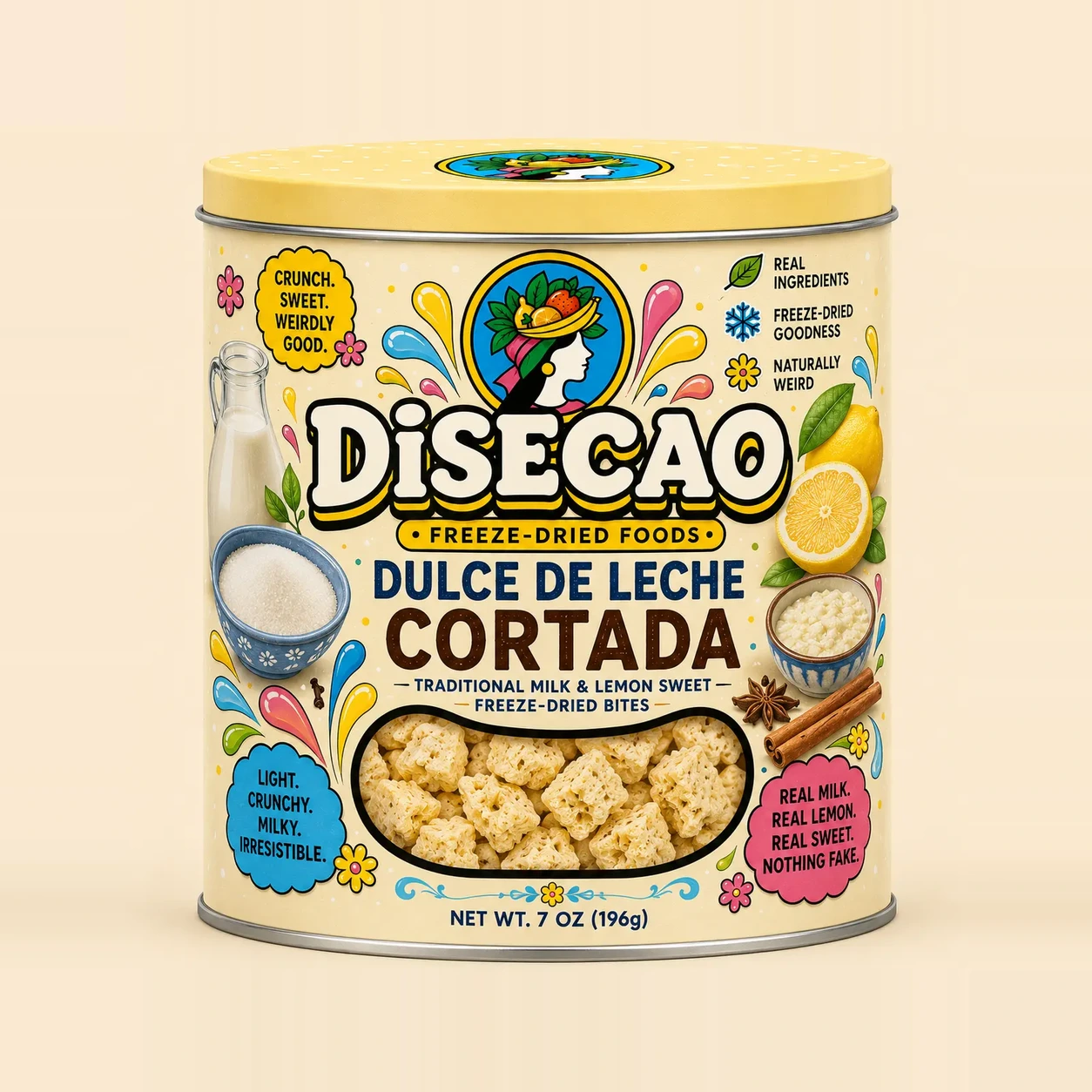 Envase Disecao de Dulce de Leche Cortada