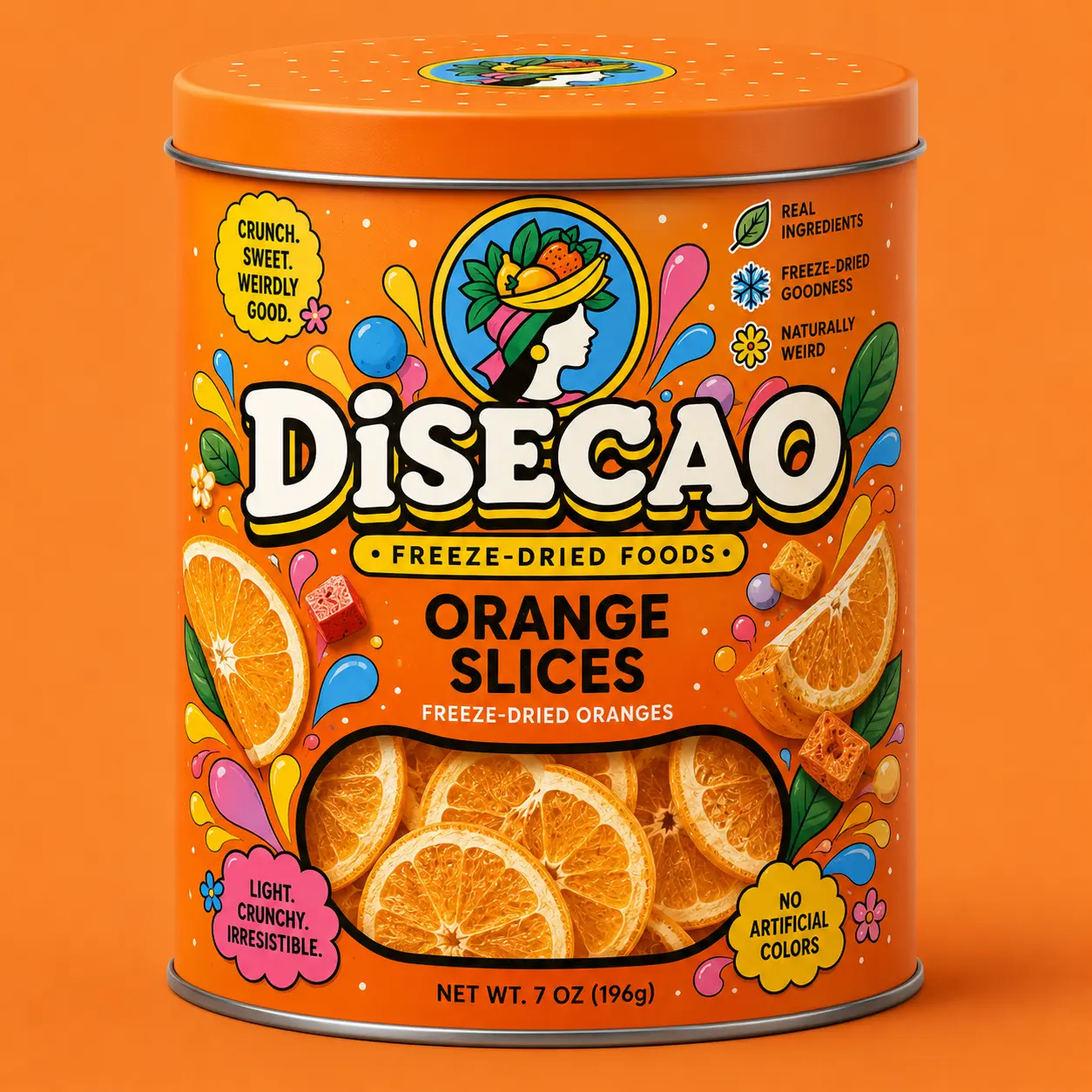 Envase Disecao de Orange Slices