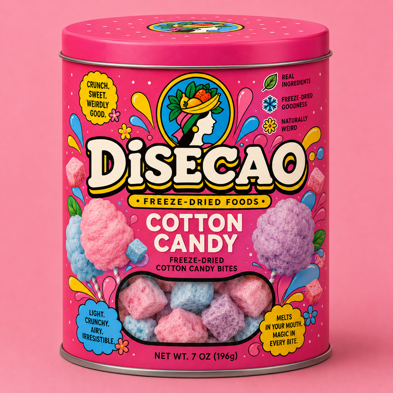 Envase Disecao de Cotton Candy